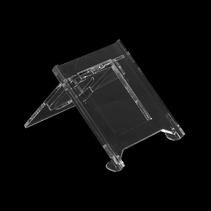Mini Adjustable Protector Holders with Acrylic Stands Bases Desktop Clear Picture Photo Frames Card Rack Home Decor