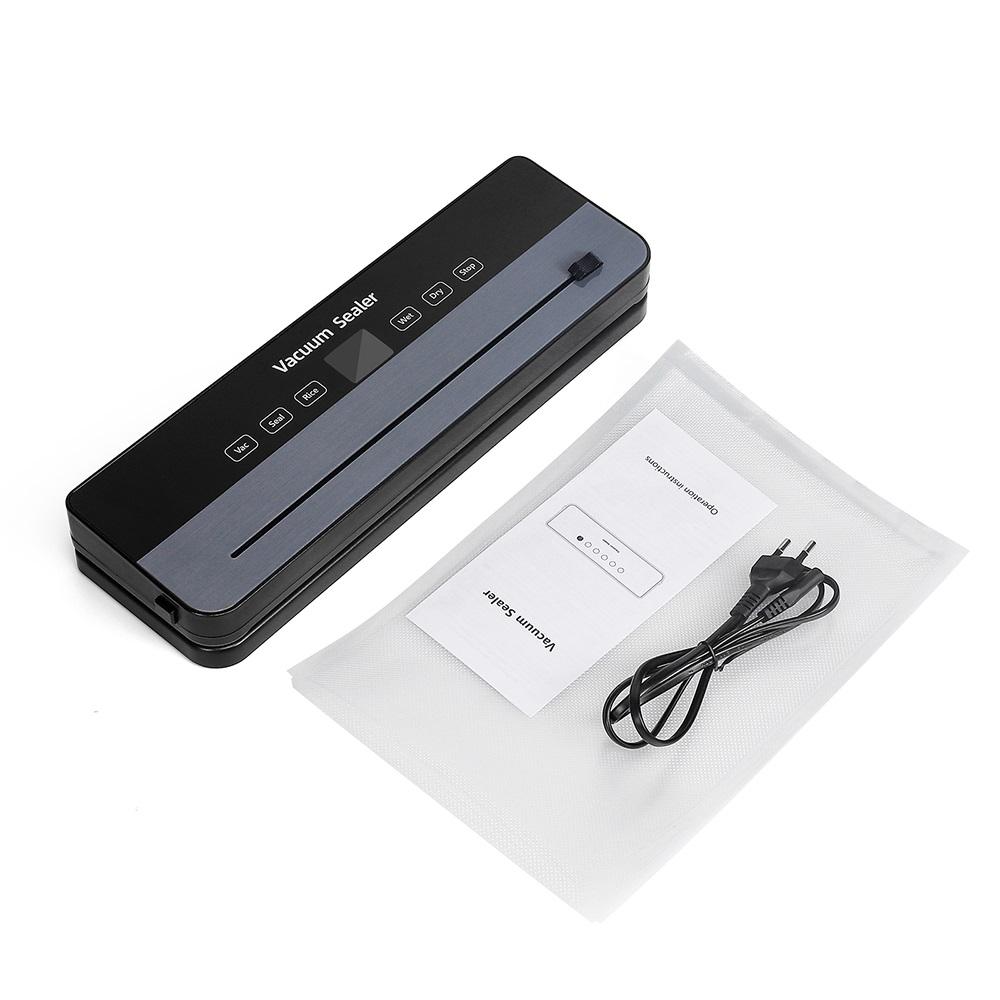 

Electric Vacuum Sealer Machine Dry/Wet Food Packaging Seal To Keep Fresh Touch Buttons Digital Display Detachable Cleaning US Plug