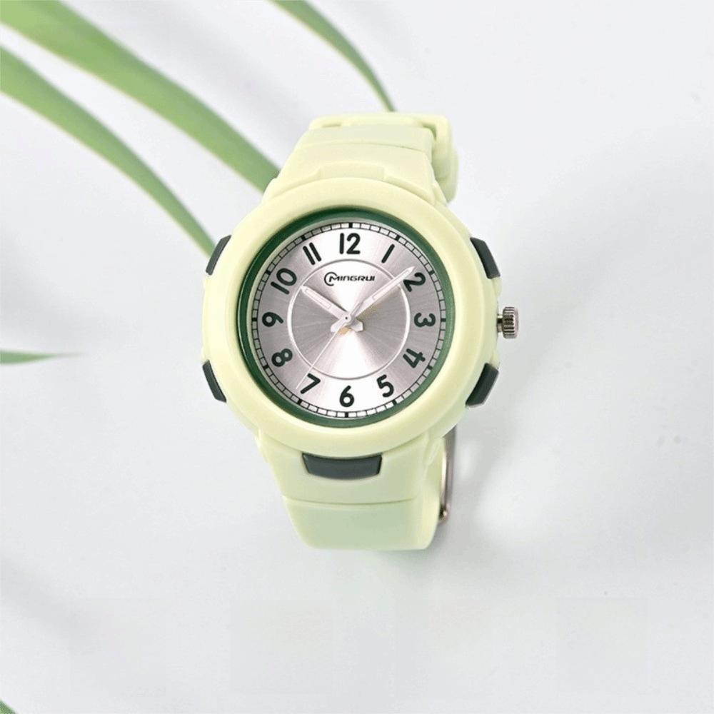 New 30M Waterproof Quartz Watch Casual PU Strap Digital Watch Wristwatches Student