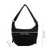 Women Casual Corduroy Shoulder Bag Japan Style Versatile Crossbody Bag Large Capacity Classes Solid Color Hobo Commuter Bag