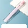 Hobby Folding Ruler Straight Ruler Color Cute Folding Ruler Student Rule Geometric Drawing Painting Plastic Ruler