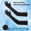 Men Sun Protection Gloves, Open Finger Driving Gloves, Anti-slip Palm, Cooling UV Protection Gloves for Summer Cycling Hiking