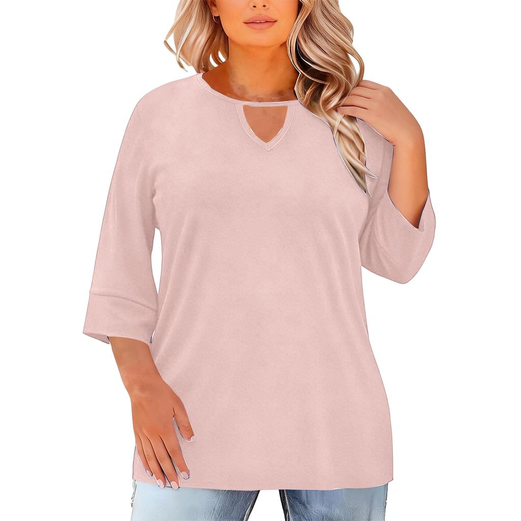Women's Fashionable Short Sleeve Elegant Commuting And Casual Top