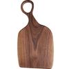 Black Walnut Chopping Board: Couple Leaning Style for Steak, Bread, Baby Food & Fruit - Solid Wood Household Cutting Board
