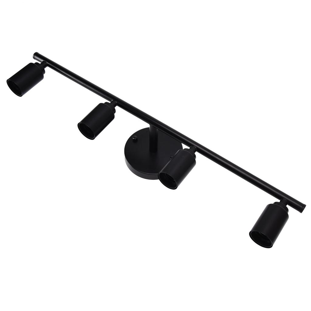 Lampă de Perete cu 4 Abajururi Retro Industrială Lampă Țeavă de Apă Lumină Față Oglindă pentru Casă Bucătărie