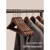 HANDUNYOU Solid Wood Anti-Slip Hangers