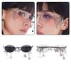 Popular Plain Glasses for Eye Fatigue Reduce with Oval Frame 2000s Cool Eyewears