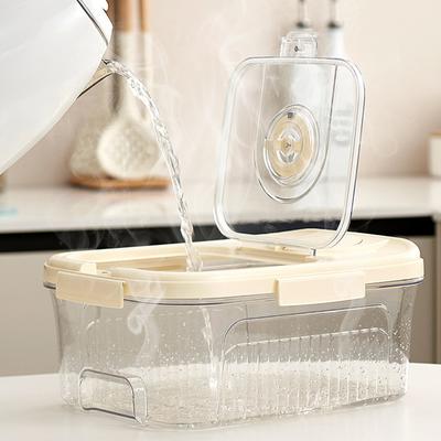 Haushalts-klarer Reis-versiegelter Eimer mit hoher Kapazität für Getreidenüsse