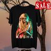 Vintage Kesha Concert Black Size S-4XL Heavy Cotton Shirt Adults KK004