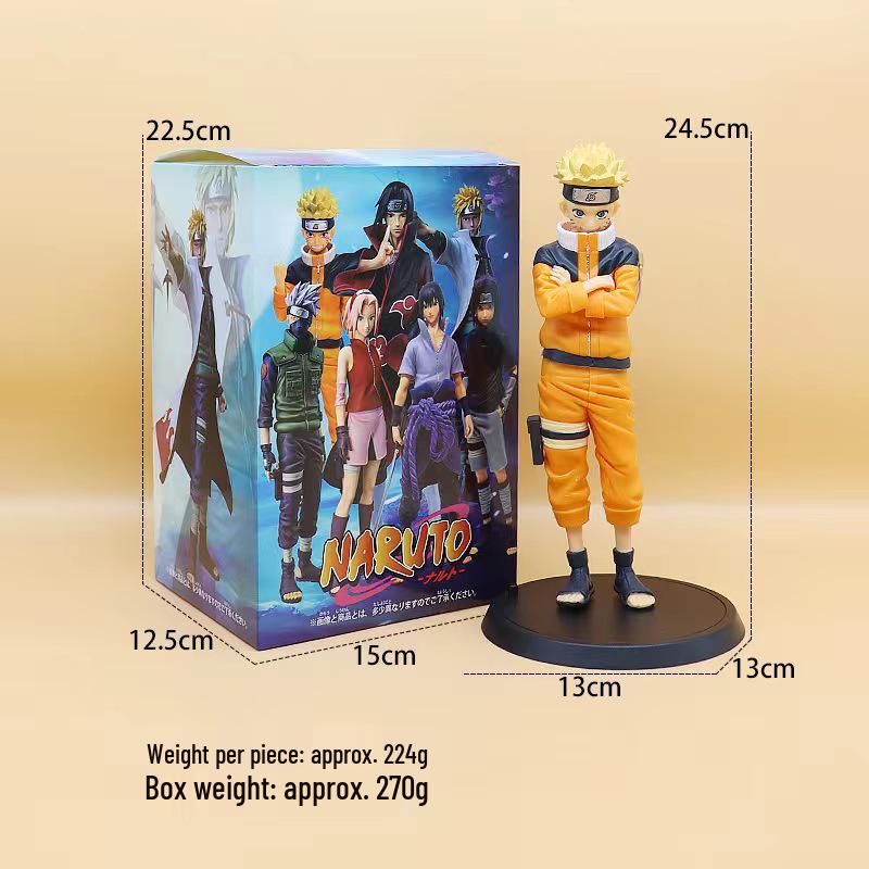 Anime Figure Collection: Naruto Characters - Kakashi, Uchiha, Itachi, Sasuke, Minato, and Sakura