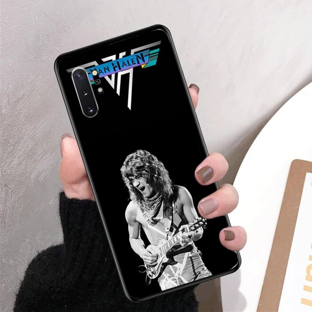 E-Eddie V-Van-Halen Music Guitar Phone Case For Samsung Note 8 9 10 20 Pro Plus Lite M 10 11 20 30 21 31 51 A 21 22 42 02 03