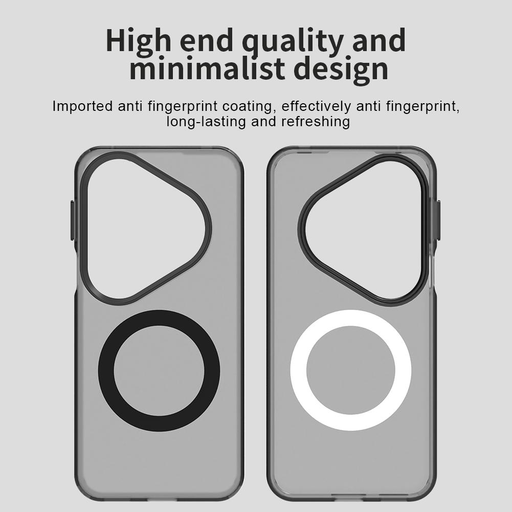 Magnetic Wireless Charging Case For Huawei Pura 80 Pro 80 Ultra P80 5G Cover Candy Colors Transparent Back Shell Fundas Coque