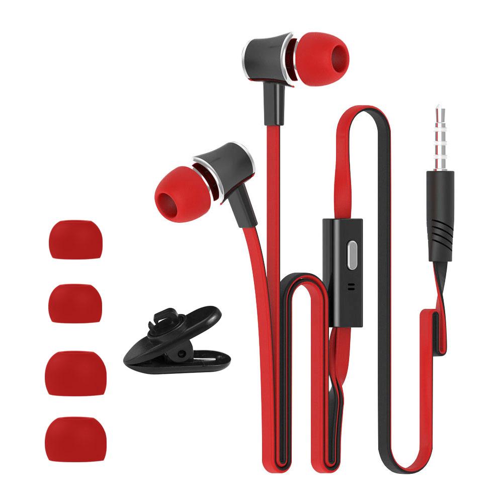 3.5mm Wired Headphones with Microphone Extra Bass Earphone Sport Headset In Ear Earbuds for Samsung Xiaomi Huawei Galaxy  S7 S8