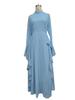Elegant High-Waisted Bell Sleeve Maxi Dress 2025