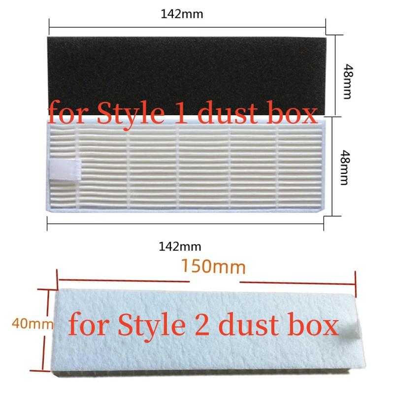 Vacuum Cleaner Dust Box or Hepa Filter for Ilife A80 Plus,A80 Pro,A80 Max,A8 Max A7 Robot Vacuum Cleaner Parts Dust Replacement