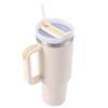 40oz Second Gen Insulated Stainless Steel Car Cup with Straw - Large Capacity Cold Preservation