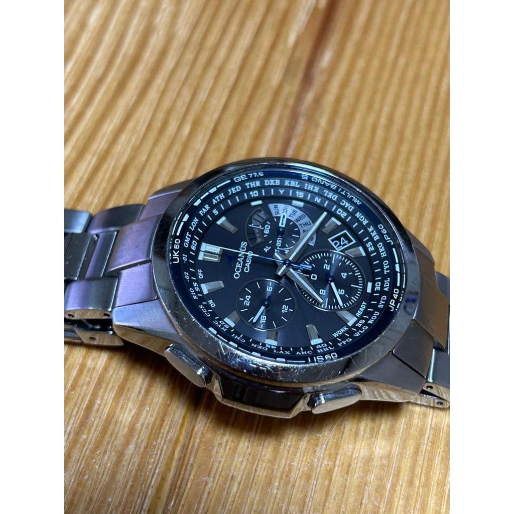 Used Casio Oceanus Radio-controlled Solar Powered Men's Watch OCW-M700