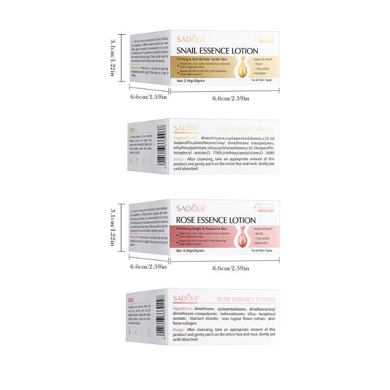 70g Schneckennährender Essenz Tiefenfeuchtigkeit Hautfeuchtigkeitsspendend Rosenessenz Emulsion