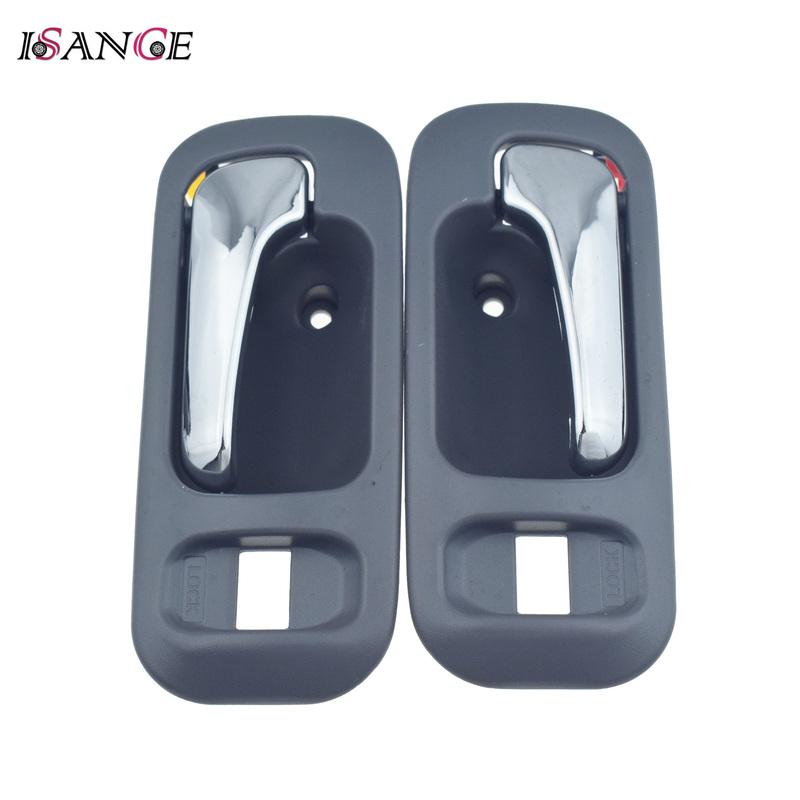 For Honda CR-V 1997-2001 & Odyssey 1995-1998 ide Door Handle Bezel Chrome Black Grey Front Rear Left Right Driver Passenger