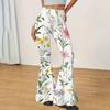 Women's High Waist Flare Yoga Pants - Slim Fit Casual Long Trousers for Daily Wear