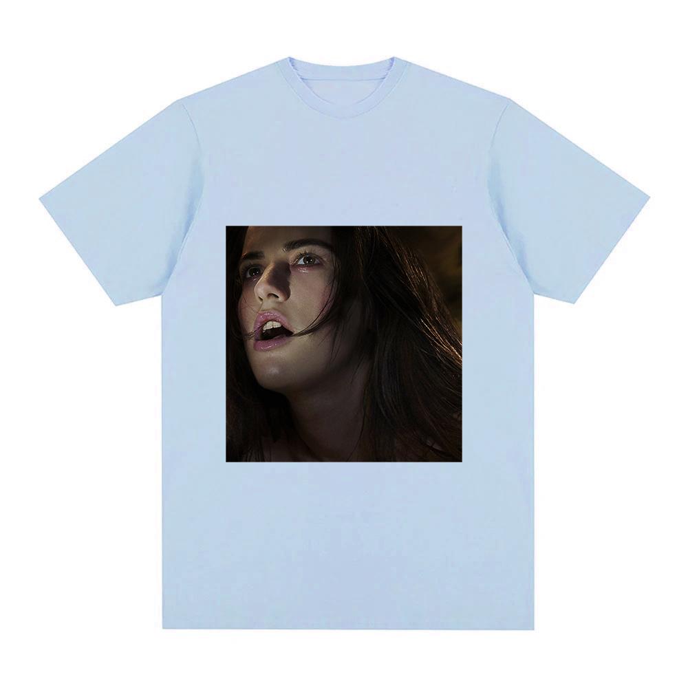 

Oklou T-Shirt Galore Album Graphic Printing Tee-shirt Round Neck Short Sleeve Camisetas Women/men Casual Cotton Tees Top XXL