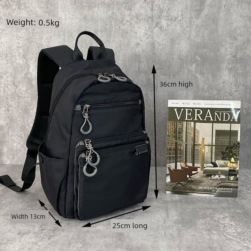 

Водонепроницаемый Повседневный и Легкий Рюкзак для Студентов с Множеством Отделений (Small) Black