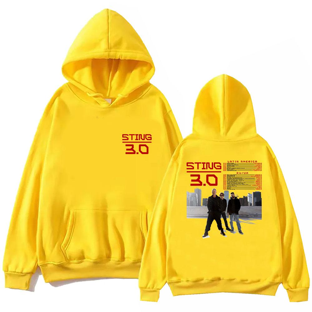 Sting Tour Mikina 2stranná Harajuku Pulovr Top Mikina Dárek pro fanoušky