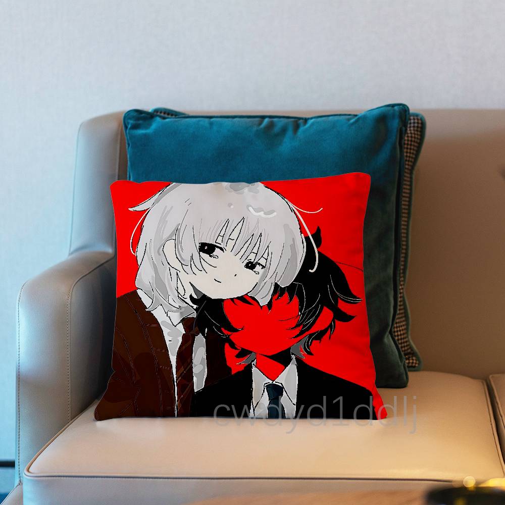 Anime SSaihate Station Pillow Case Cover Square Sofa With For Pattern Comfortable Cushion Suitable Of Room