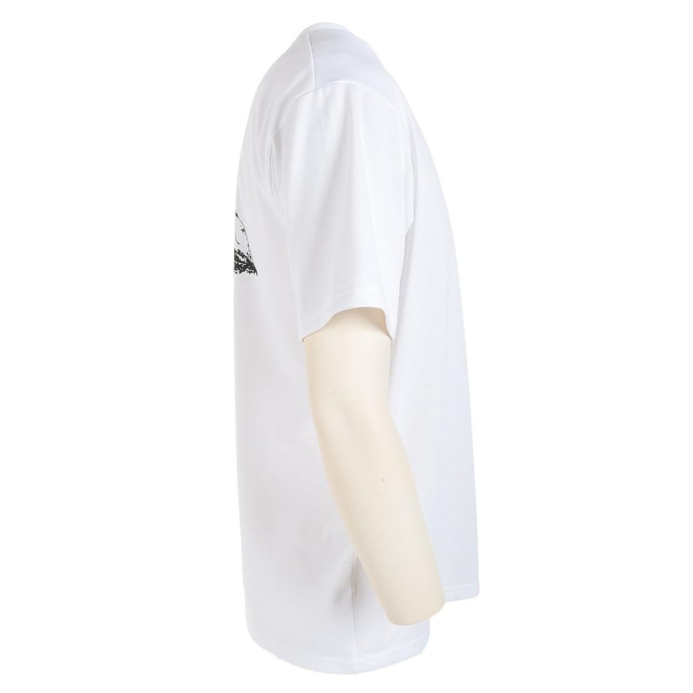The North Face Short Sleeve Half Dome UV White Men's Two-Gray Tee, Moisture-Wicking, Quick-Drying, Antibacterial, Odor-Resistant, Anti-Static,