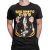 Sakamoto Days T-Shirt Men's Cotton Tops Shirts Printed Japanese Manga Round Neck Short Sleeve