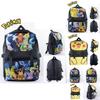 Pokmon Kids School Backpack With Oxford Fabric For Elementary Students