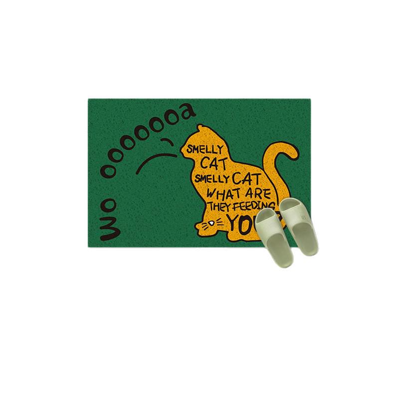 Friends TV Show Large Entrance Mat: Silk Loop, Dirt-Resistant, Wash-Free, Non-Slip, Cuttable