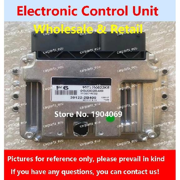 39127-2B100 E26B ECU 39134-2B431 499 39134-2B662 L90 For Hyundai Elantra MEG17.9.12 Car Engine Computer Board 39122-2B400 F6 39122-2B400