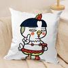 Kwaii Anime BBuldak RRameSn Cushion Cover Pillowcase Ultra Soft Skin Friendly Fabric Cloud Like Comfort  Concealed Zipper