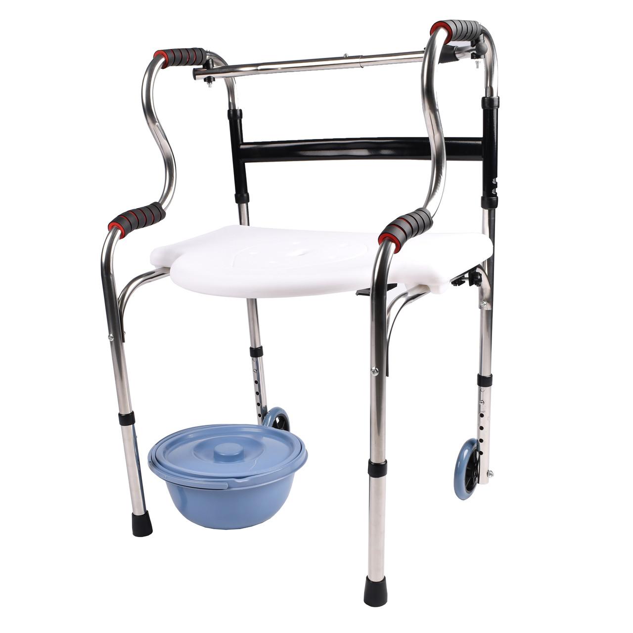 

Ходунки опорные складные AIRM•HEALTH с санитарным оснащением (8440)