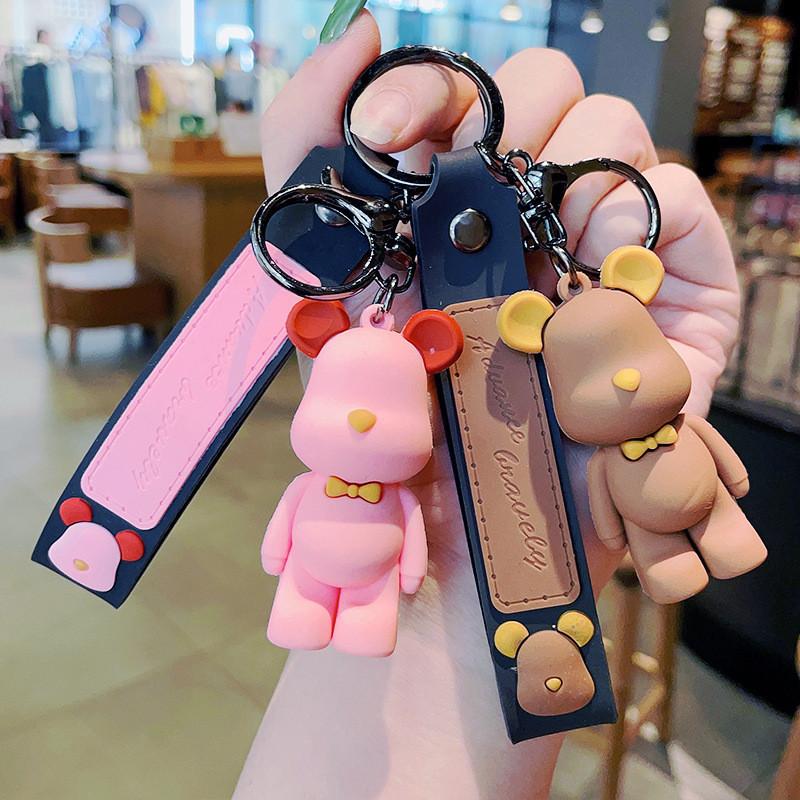 Bear Dj Unique Keychain Resin Cartoon Decoration For Special Occasions Parties And