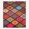 Bohemian Pattern Printed Blanket for Sofa Bed Travel Camping Living Room Office Conditioning Blanket for All Seasons Gifts