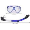 Profesjonalna Maska Nurkowa z Dużą Ramką Gogle Pływackie Snorkeling Anti-Fog Okulary Pływackie W pełni Sucha Rurka do Oddychania(niebieski