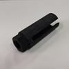 Black Narrow Mouth Oxygen Sensor Sleeve European-Style Cxygen Sensing Socket Wrench, Durable Steel, Ideal for Car Maintenance & Repair Tool