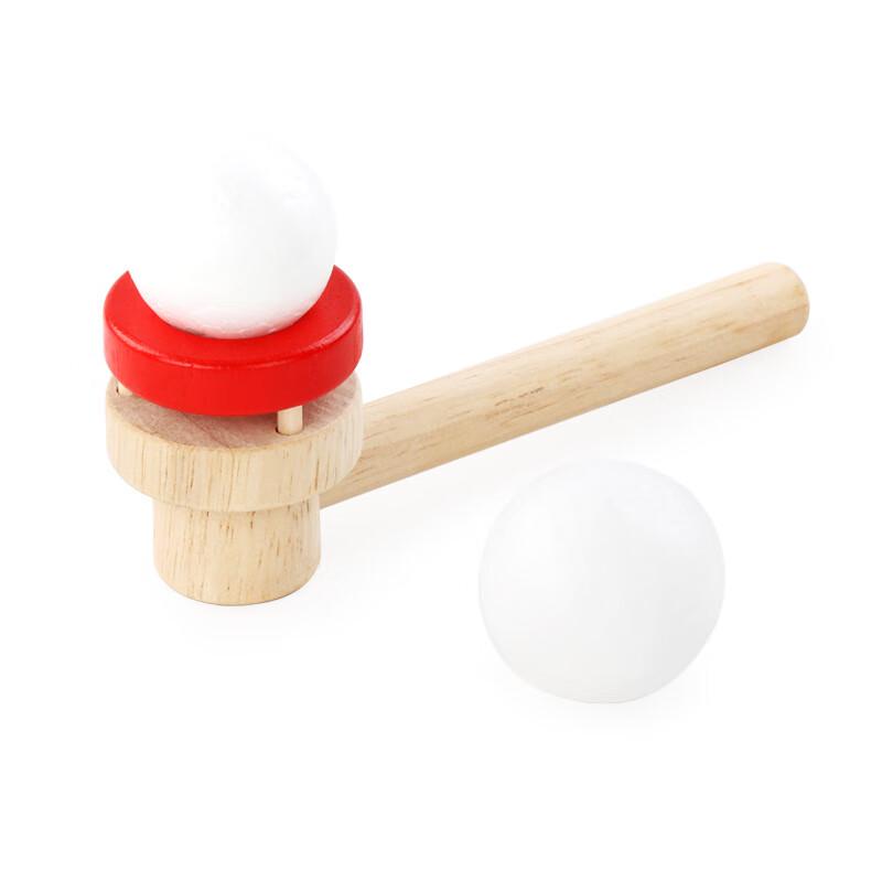 Children s Wooden Breath Training Floating Ball Toy