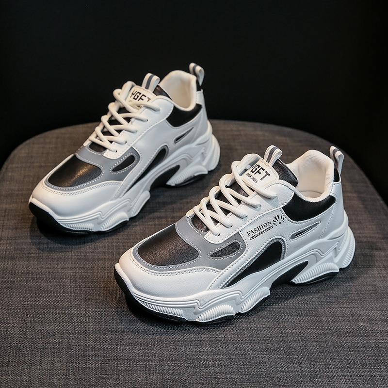 22 new spring and autumn ins dad shoes trendy and thin student casual sports shoes