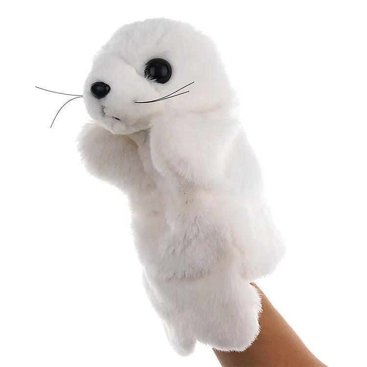 25cm Animal Hand Puppet Plush Toys Baby Educational Hand Finger Puppets Animal Stuffed Doll Toy Telling Story Kids Children Gift