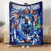 Chelsea Fc Football Player Blanket Ultra-Soft Great for Bed Chair Picnics Four Seasons Multipurpose Modern Birthday Christmas Gift Blanket