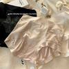 Ladies Spring and Autumn Lace 7A Antibacterial Breathable Non Trace Abdominal High Waist Briefs