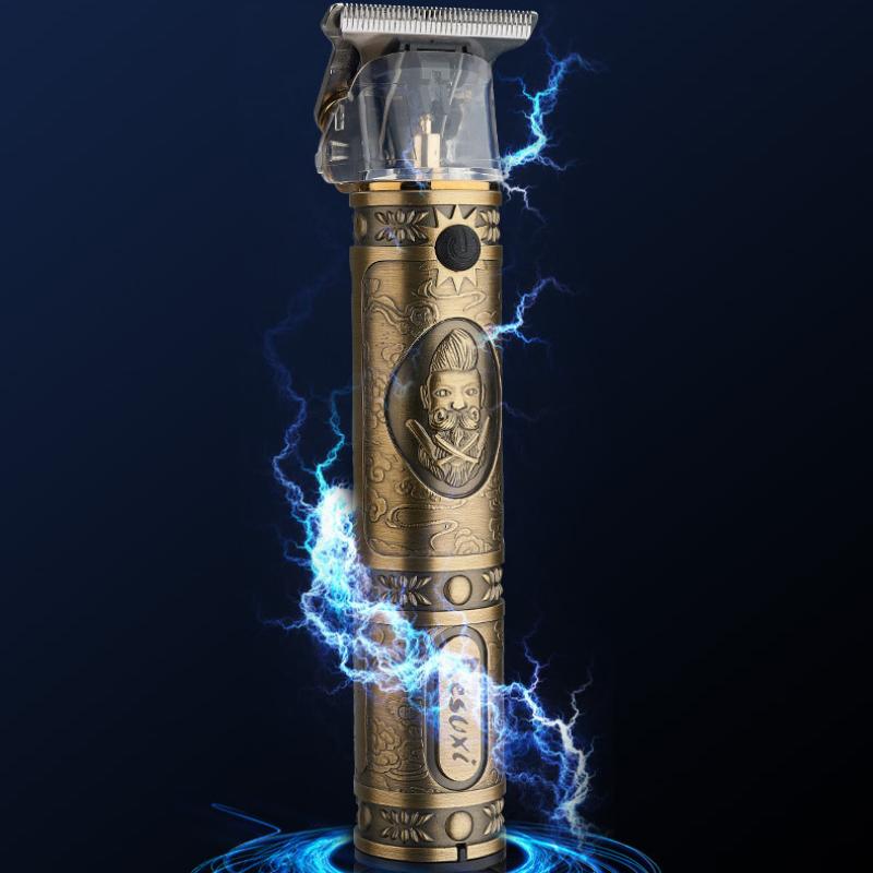 T9 Haarschneidemaschine, Gravur, elektrische Schere, Rasierer, Haarschneidemaschine, Ölkopf