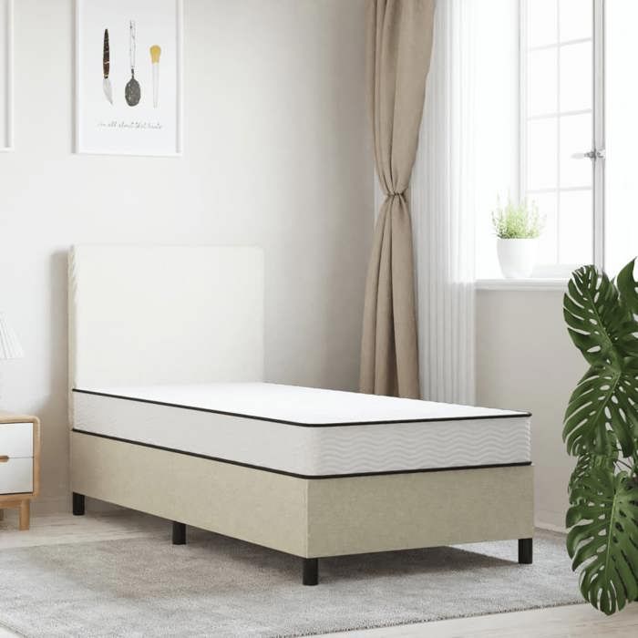 VidaXL Matelas à ressorts bonnell moyen 90x190 cm 372969