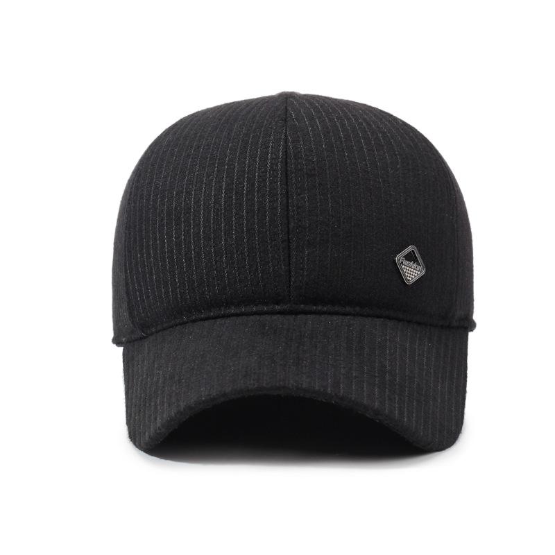 Middle-Aged and Elderly Cap Men's Autumn Winter Ear Protection Cap Warm Cotton Cap Baseball Cap Father Cap