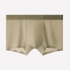 Men Boxer Underwear Mid-rise Elastic Waist U-Convex Shorts Briefs Seamless Ultra-thin Patchwork Color Panties