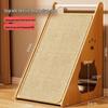 Sisal Cat Scratching Post: Durable, No-Shed, Scratch-Resistant Corrugated Cardboard with Anti-Sofa Scratch Design. Ideal for Nail Sharpening.