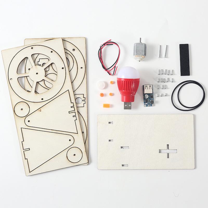 Hand-Crank Generator DIY Kit for Science Experiments and Education
